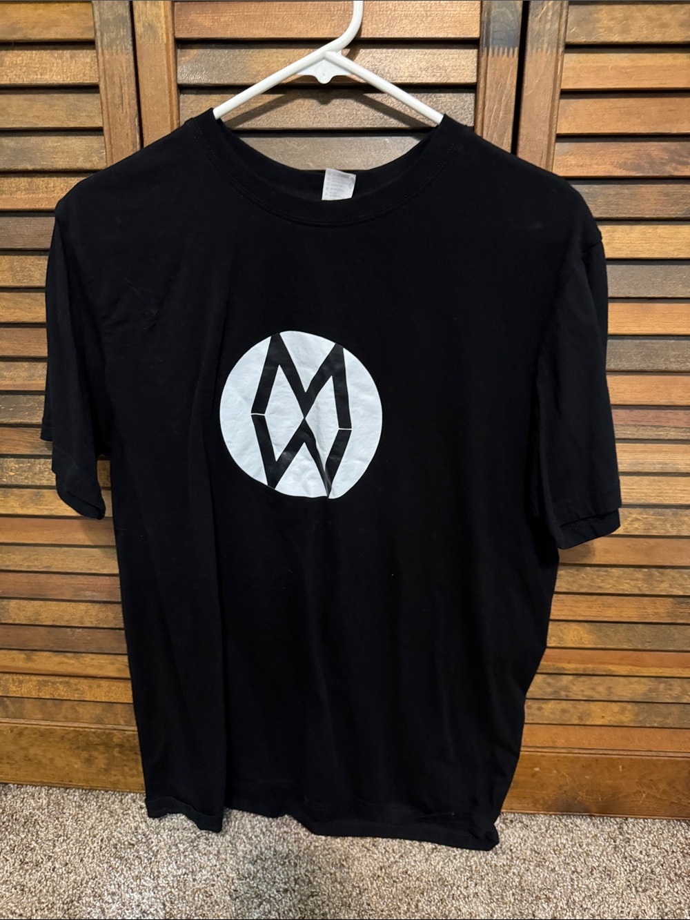 Black Graphic Morgan Wallen Logo Short-Sleeve Men's T-Shirt